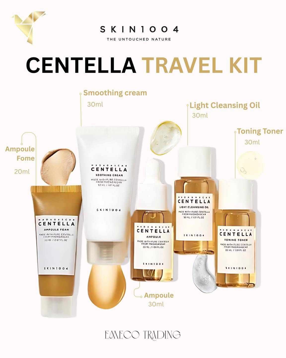 Madagascar Centella Travel Kit