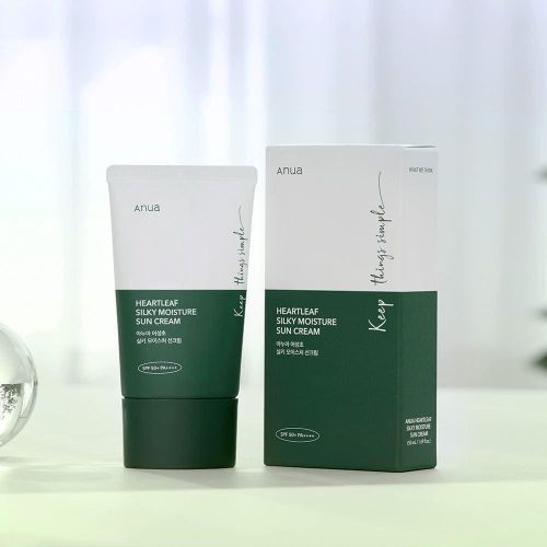 Anua - Heartleaf Silky Moisture Sunscreen 50ml