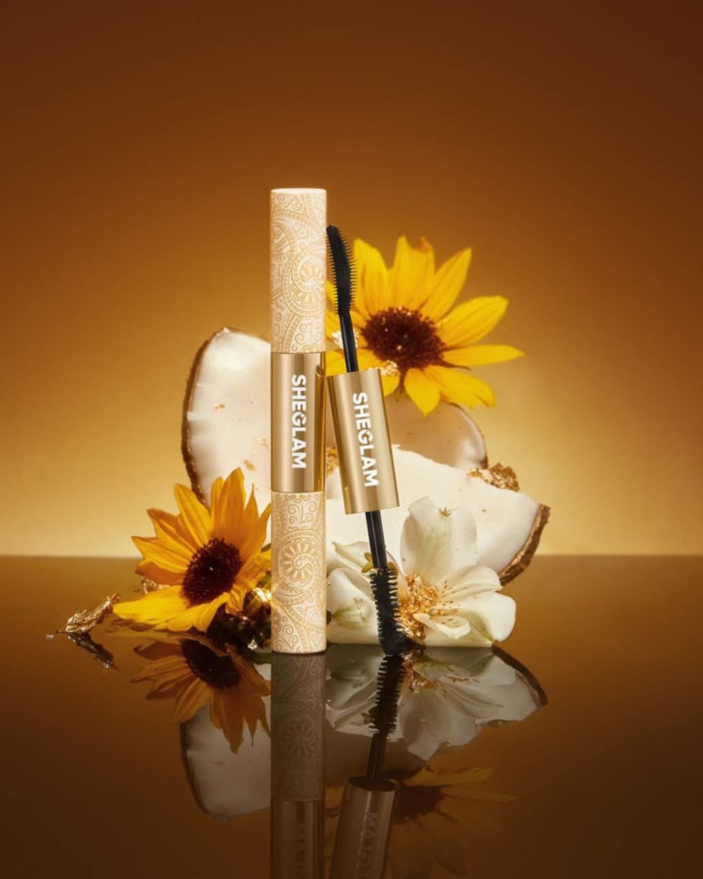 Sheglam Waterproof Mascara – Dual Brush Gold