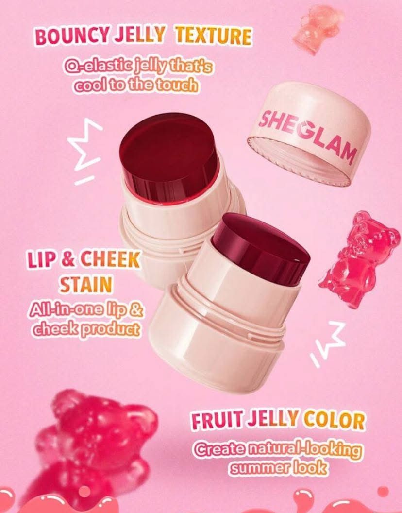 Sheglam jelly-licious lip and blush Tint