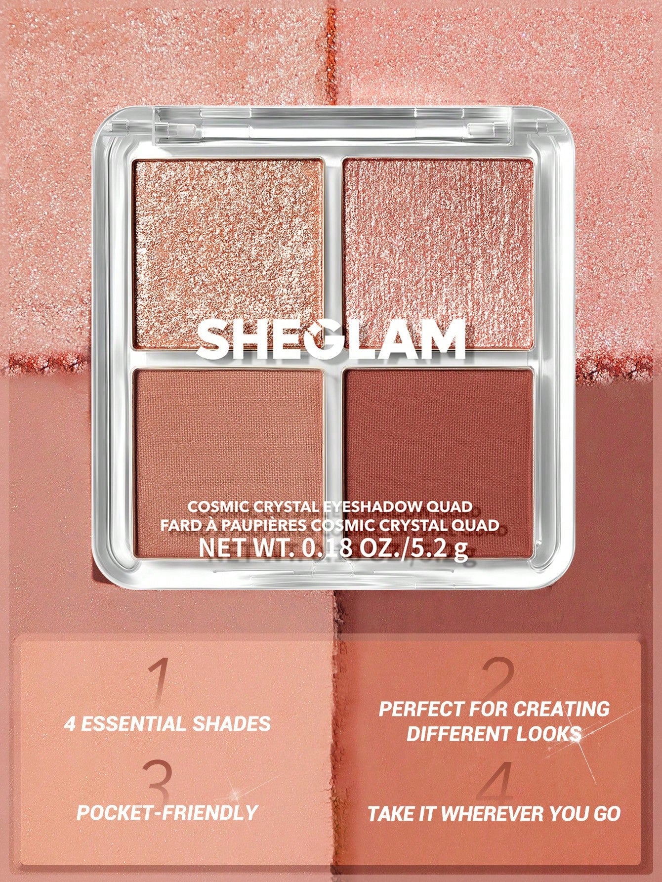 Sheglam Cosmic Crystal Eyeshadow Quad