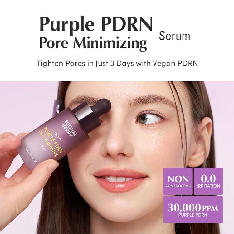 EQQUALBERRY Purple PDRN Pore Minimizing Serum 30ml