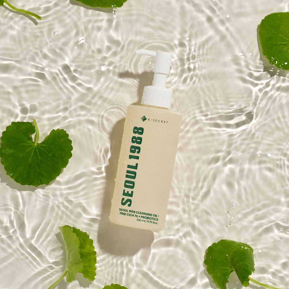 K-SECRET - SEOUL 1988 Cleansing Oil : Pine Cica 1% + Probiotics 200ML