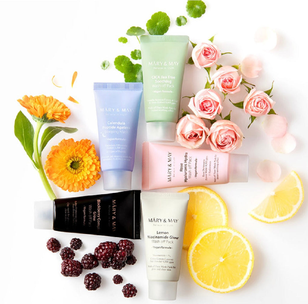 Mary & May – Vegan Wash Off Mask Mini Gift Set (30g x5)