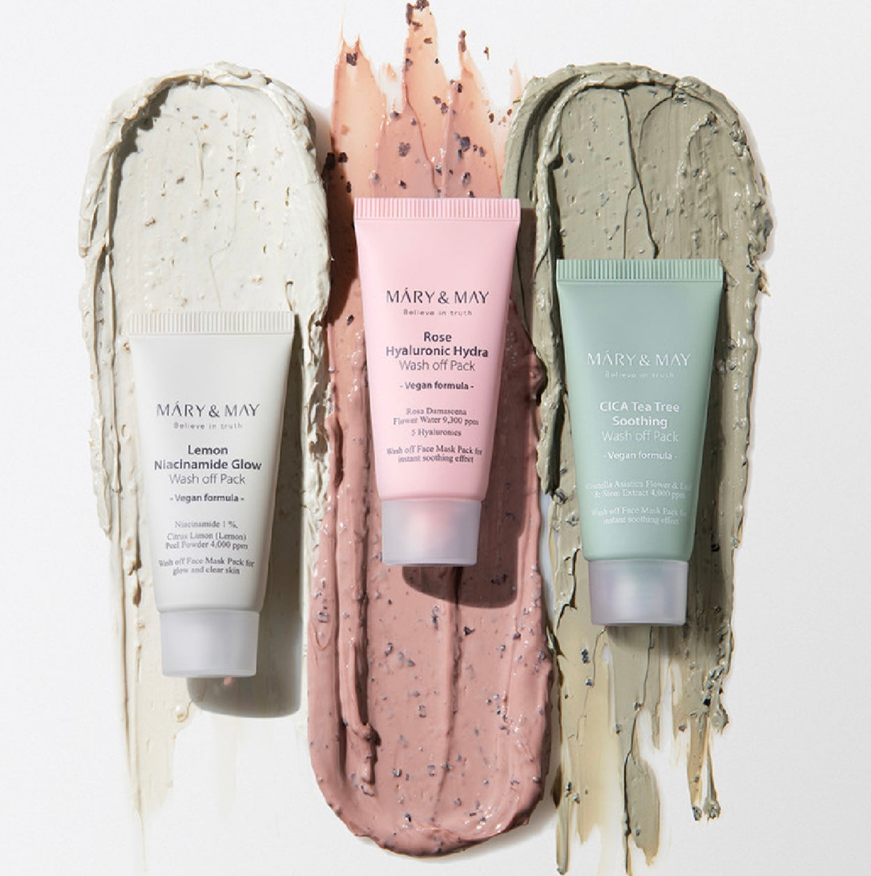 Mary & May – Vegan Wash Off Mask Mini Gift Set (30g x5)
