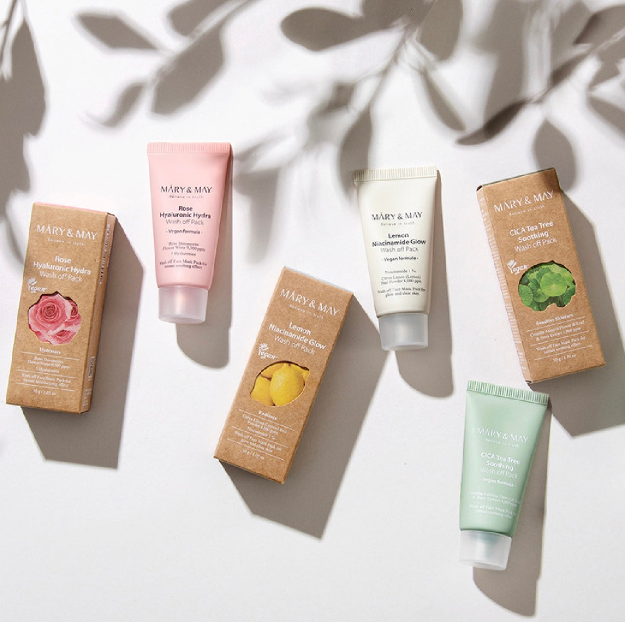 Mary & May – Vegan Wash Off Mask Mini Gift Set (30g x5)