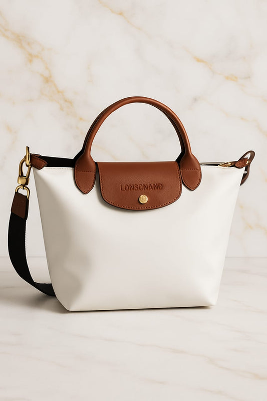 LUMY BEIG WITH BROWN HOLDER LONGCHAMP