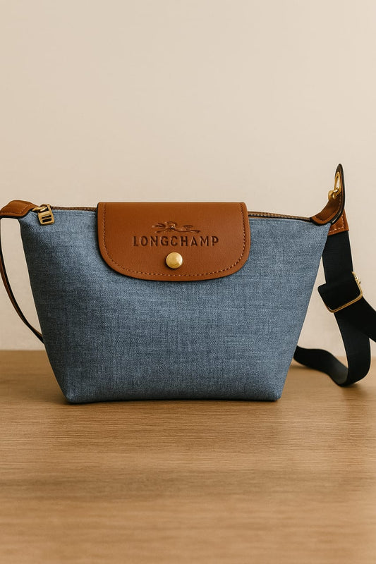 LUMY JEANS WITH BROWN HOLDER LONGCHAMP