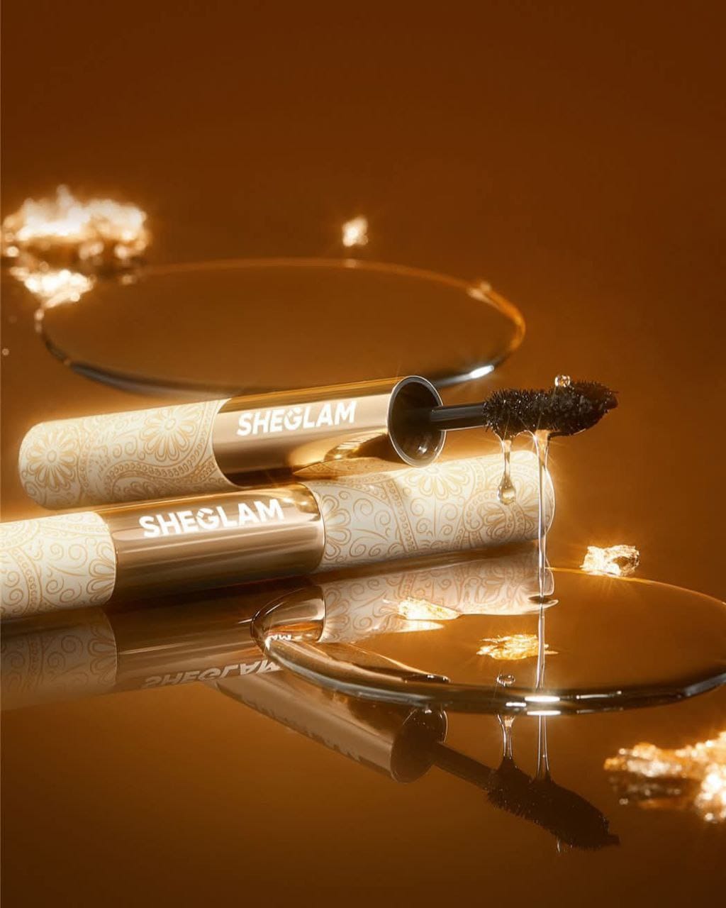Sheglam Waterproof Mascara – Dual Brush Gold