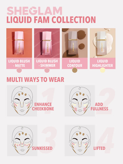 Sheglam Color Bloom Liquid Blush